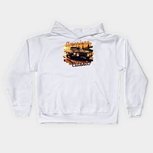 American Classic Car Inspired by The Ford Torino GT Kids Hoodie